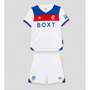 Rangers Udebanetrøje Børn 2025-26 Kortærmet (+ Korte bukser)